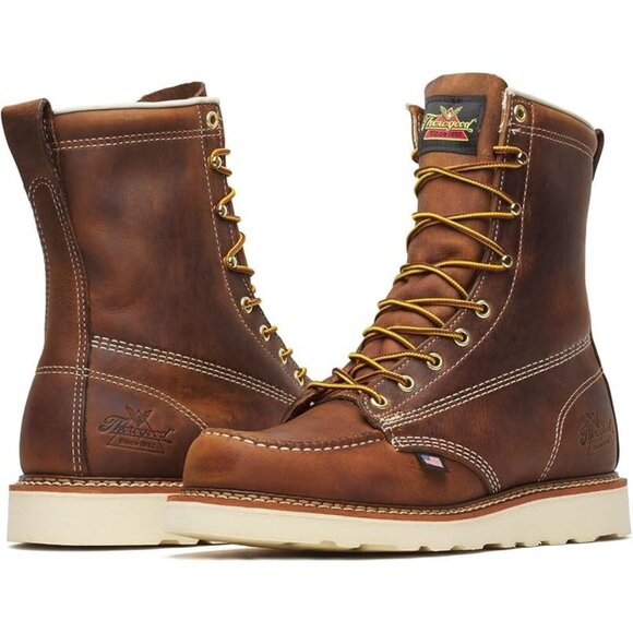 Thorogood American Heritage 8” Steel Toe Work Boots for Men 814-4178 New - Picture 2 of 3